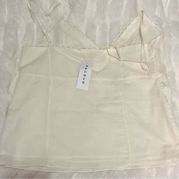 NWT Pacsun/L.A. Hearts White Lace Camisole Top - Picture 2 of 2